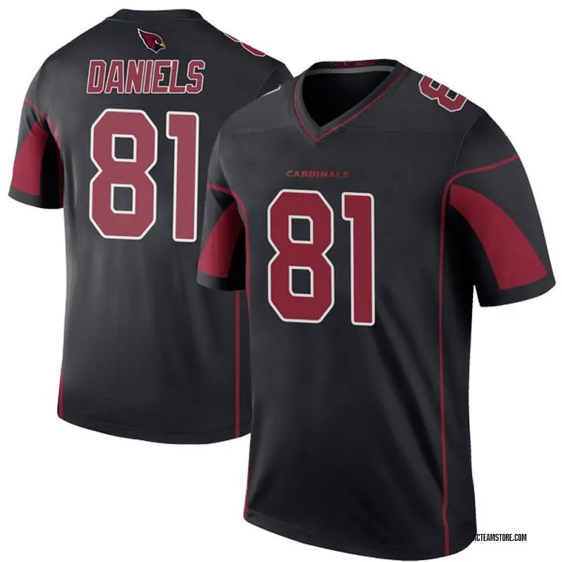 Men's Darrell Daniels Arizona Cardinals Color Rush Jersey - Black Legend