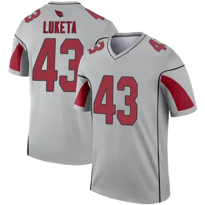 Jesse Luketa Signed Arizona Cardinals Jersey (JSA COA) Ex Penn State L –