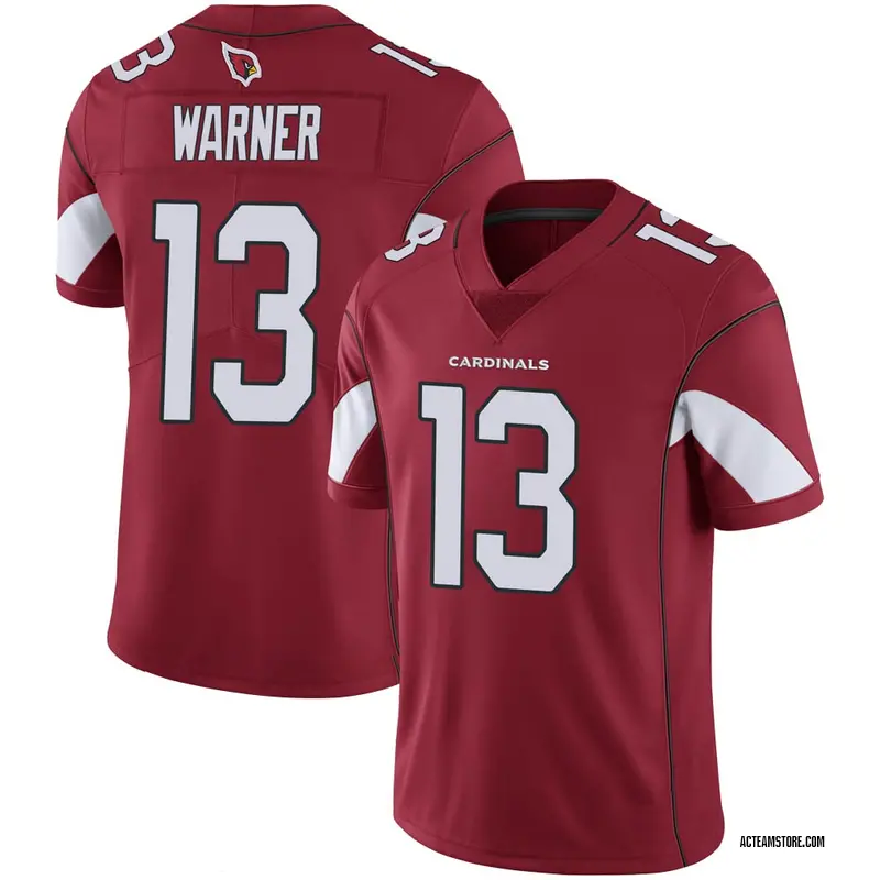 Men's Kurt Warner Arizona Cardinals Cardinal 100th Vapor Jersey - Limited